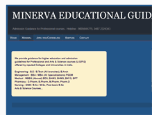 Tablet Screenshot of minervaguidance.com